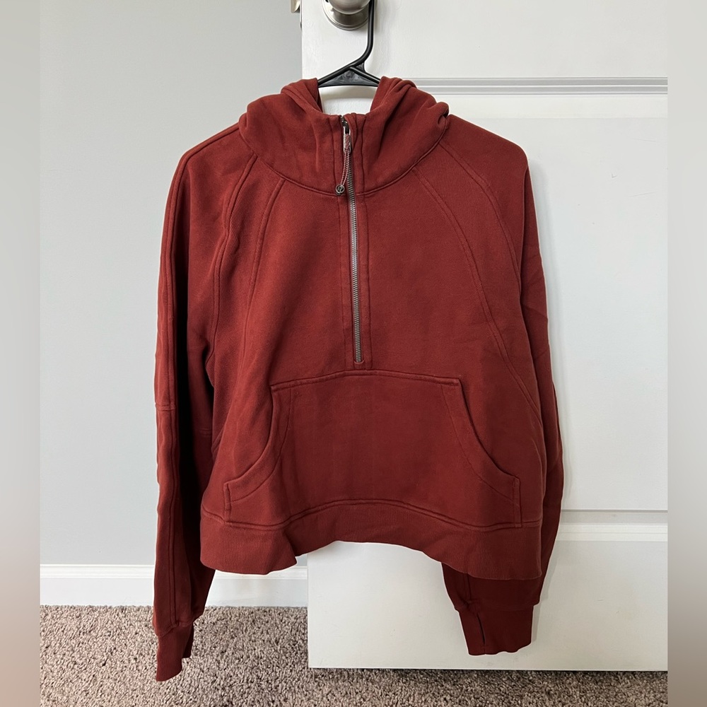 Scuba Oversized Hoodie Half Zip